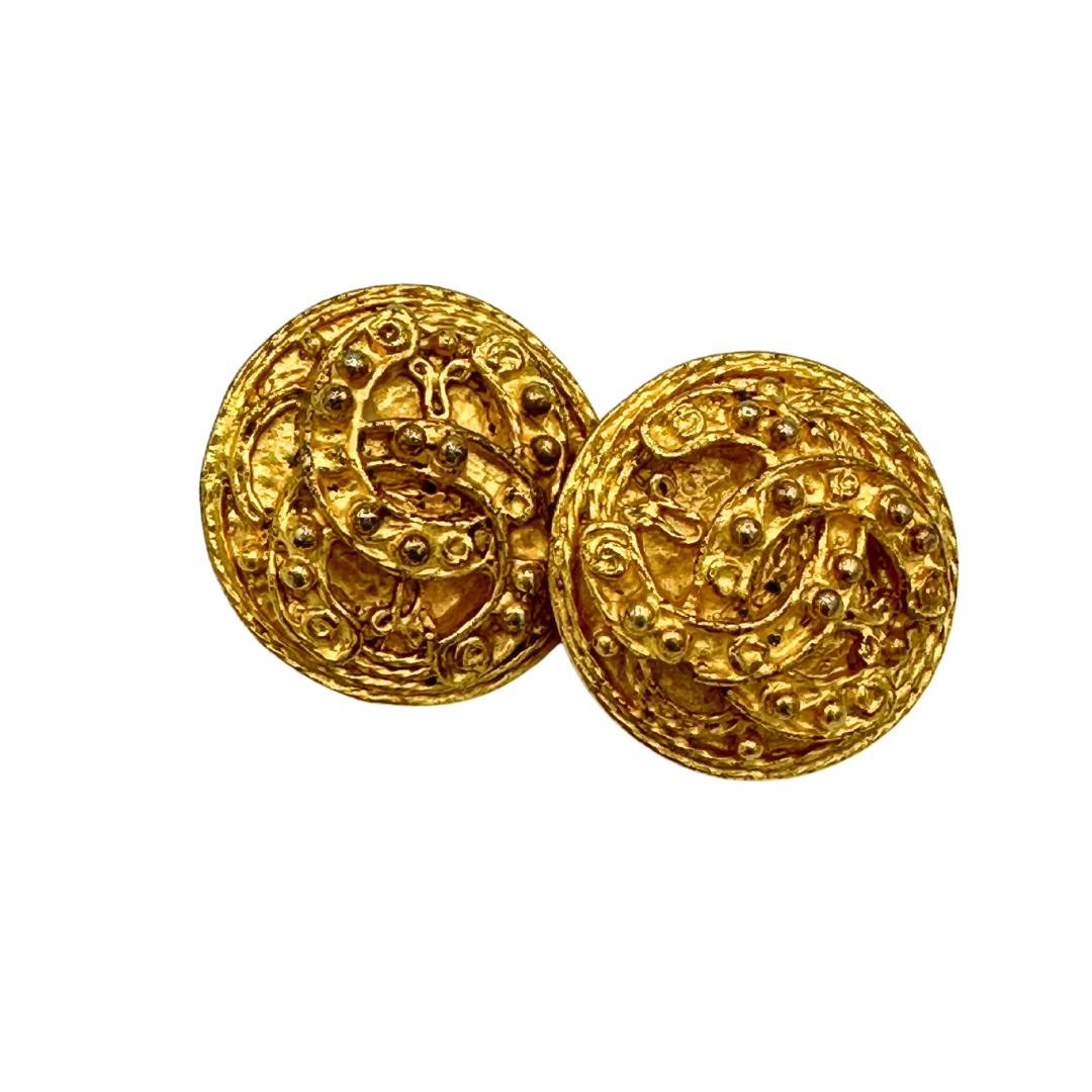 Chanel Coin Earrings