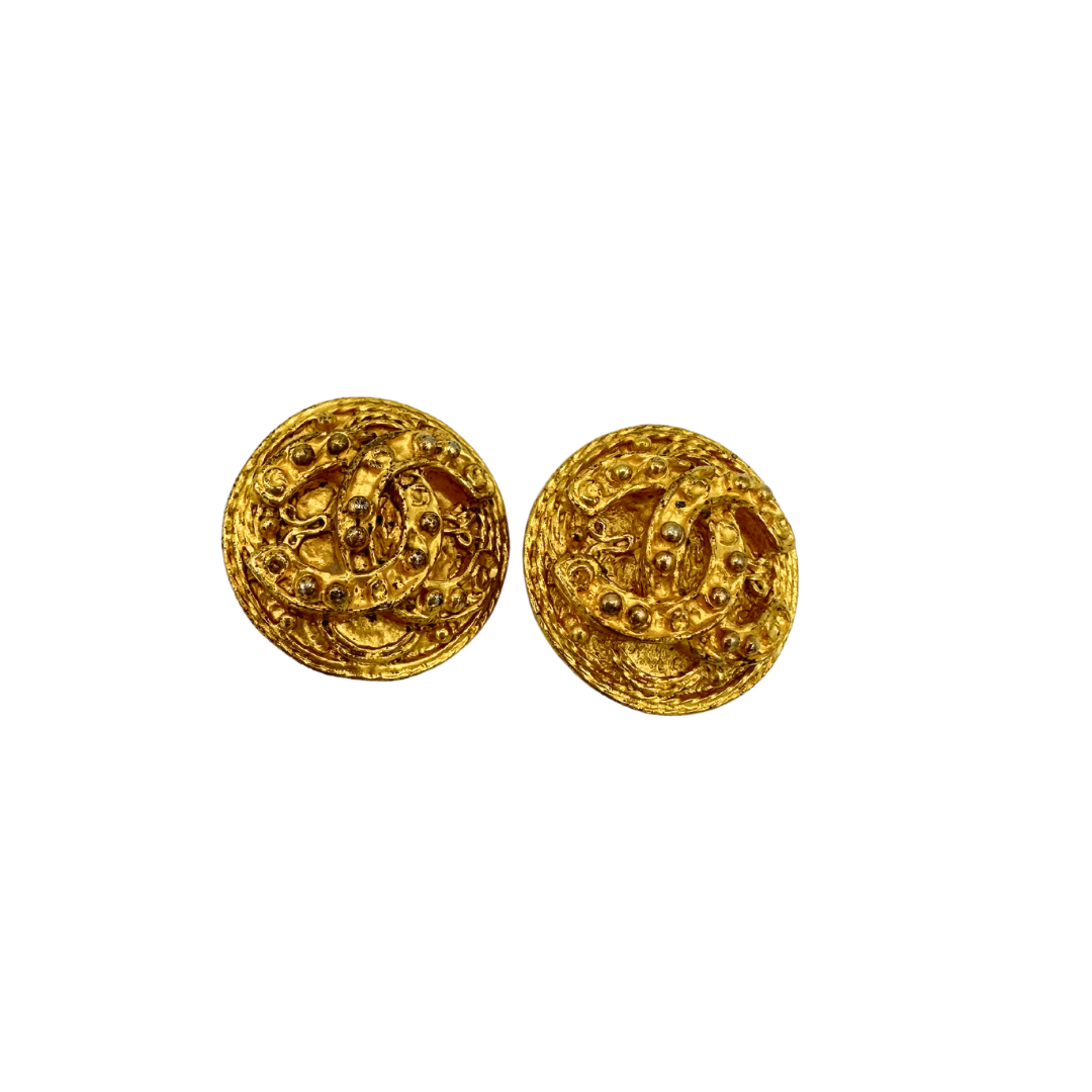 Chanel Coin Earrings